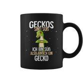 Lustiges Gecko Tassen mit Geckos sind süß Spruch, Niedliche Tierliebhaber Tee