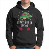 Beach Rugby Gnome Passender Weihnachtspyjama Hoodie