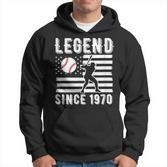 Legend Baseballspieler Seit 1970 Pitcher Strikeout Baseball Hoodie