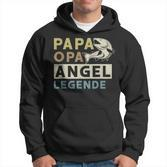Papa Opa Angel Legende Hoodie, Perfekt für Vatertagsangler