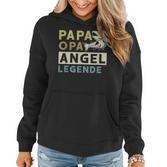 Papa Opa Angel Legende Hoodie, Perfekt für Vatertagsangler