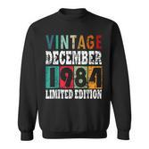 1984 Born In December Retro-Geschenkidee Sweatshirt