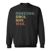 54. Geburtstag Sweatshirt - Fantastisch Seit Mai 1968, Geschenkidee