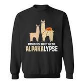 Alpakalypse Alpaka Alpakawanderung Geschenk Sweatshirt
