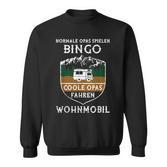 Coole Opas Fahren Wohnmobil Sweatshirt, Camping Opa Vatertag Tee
