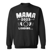 Damen Mama 2023 Loading Mutter Nachwuchs Baby Kinder Geschenk Sweatshirt