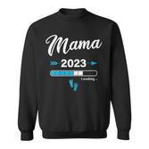 Damen Mama Loading 2023 Sweatshirt für Werdende Mütter