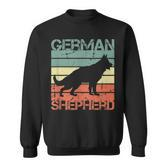 Deutscher Schäferhund Vintage Look Hunde Mama Hunde Papa Sweatshirt