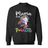 Einhorn Mama Sweatshirt für Geburtstags Prinzessin Tanz