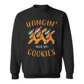 Hangin With My Cookies Lebkuchen-Weihnachtslehrer Lustig Sweatshirt