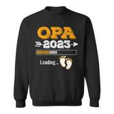 Herren Opa 2023 Loading Sweatshirt, Werdender Opa Nachwuchs Lustig