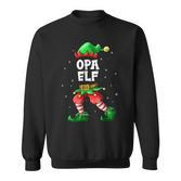 Herren Opa Elf Partnerlook Familien Outfit Weihnachten Sweatshirt
