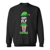 Herren Opi Elf Opa Partnerlook Familien Outfit Weihnachten Sweatshirt