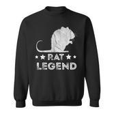 Rat Legend Vintage Nager Rattenliebhaber Maus Ratten Besitzer Sweatshirt