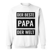 Bester Papa der Welt Sweatshirt, Herren Geburtstag & Vatertag Idee