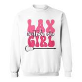 Lustiges Mädchen Lacrosse Lax Girl Sweatshirt