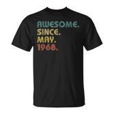 54. Geburtstag T-Shirt - Fantastisch Seit Mai 1968, Geschenkidee