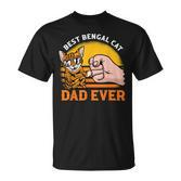 Best Bengal Cat Dad Ever T-Shirt