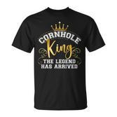 Cornhole King Legend Has Arrived Vintage T-Shirt