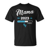Damen Mama Loading 2023 T-Shirt für Werdende Mütter