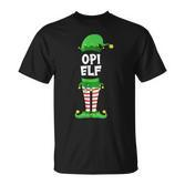 Herren Opi Elf Opa Partnerlook Familien Outfit Weihnachten T-Shirt