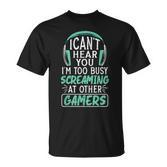 Optimierter Produkttitel: Ich Kann Dich Nicht Hören T-Shirt, Gamer Tee für Andere Spieler