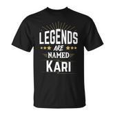 Personalisiertes Legends T-Shirt mit KARI Design, Unikat Tee