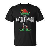 Wonder-Aunt Elf Familie Passender Pyjama Weihnachten Elf T-Shirt