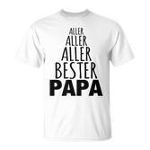 Allerbester Papa T-Shirt, Vatertag & Geburtstag Geschenkidee