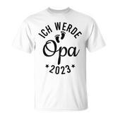 Ich werde Opa 2023 Herren T-Shirt, Humorvoll für werdende Großväter