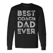 Best Coach Dad Ever Coach Vintage Coach Long Sleeve T-Shirt T