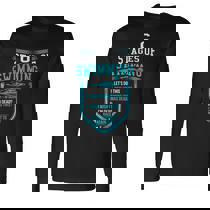 Swimming Design For A Swim Team Member Men Women Long Sleeve T