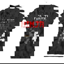 Kids This Little Ninja Is 4 Year Old T-Shirt 4th Birthday Boy Kids This Little Ninja Is 4 Year Old T-Shirt 4th Birthday Boy