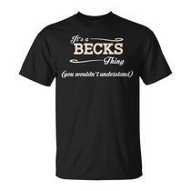 Beck Name Beck Facts T-Shirt - Seseable