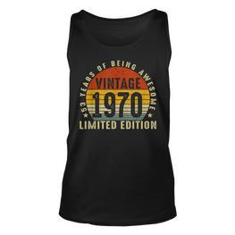 1970 Limitierte Auflage Unisex TankTop - 53 Jahre pure Coolness, 53. Geburtstag Tee - Seseable