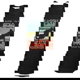 Deutscher Schäferhund Vintage Look Hunde Mama Hunde Papa Tank Top - Seseable