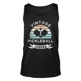 Vintage Pickleball Legend Lustiges Dink Master Geschenk Tank Top - Seseable