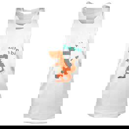 Kinder Dino Geburtstag Roaaar Ich Bin 5 Jahre Dinosaurier Tank Top - Seseable