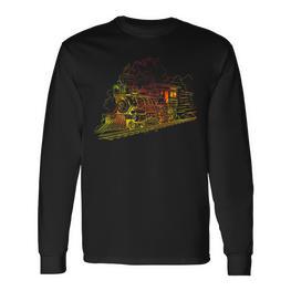 Lustige Zug-Eisenbahn-Lokomotive Long Sleeve T-Shirt - Seseable