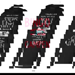 Normale Omas Spielen Bingo Coole Omas Campen Langarmshirts - Seseable