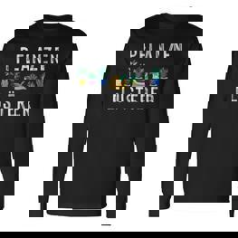 Pflanzen Flüsterer Garten Blumen Erde Zimmerpflanzen Langarmshirts - Seseable