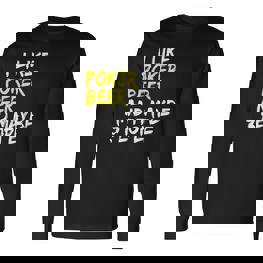 Pokerkarten Spruch Pokerrunde I Like Beer Poker Langarmshirts - Seseable