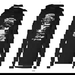 Schwarzes Langarmshirts mit provokativem Spruch, Humorvolles Statement-Oberteil - Seseable