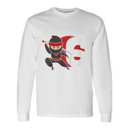 Sechster Geburtstag Ninja Langarmshirts für Kinder, Spaß zum Kindergeburtstag - Seseable