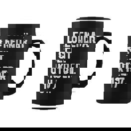 46 Geburtstag Geschenk 46 Jahre Legendär Seit Oktober 1977 Tassen - Seseable