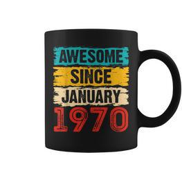 53 Year Old Awesome Since Januar 1970 53 Geburtstag Geschenke Tassen - Seseable