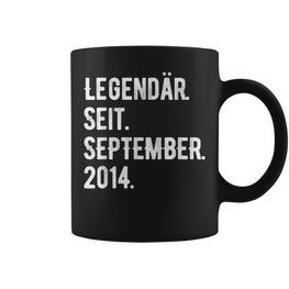 9 Geburtstag Geschenk 9 Jahre Legendär Seit September 2014 Tassen - Seseable