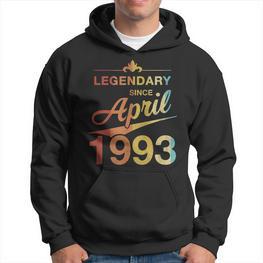 30 Geburtstag 30 Jahre Alt Legendär Seit April 1993 V5 Hoodie - Seseable