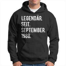 35 Geburtstag Geschenk 35 Jahre Legendär Seit September 198 Hoodie - Seseable