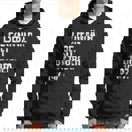 46 Geburtstag Geschenk 46 Jahre Legendär Seit Oktober 1977 Hoodie - Seseable